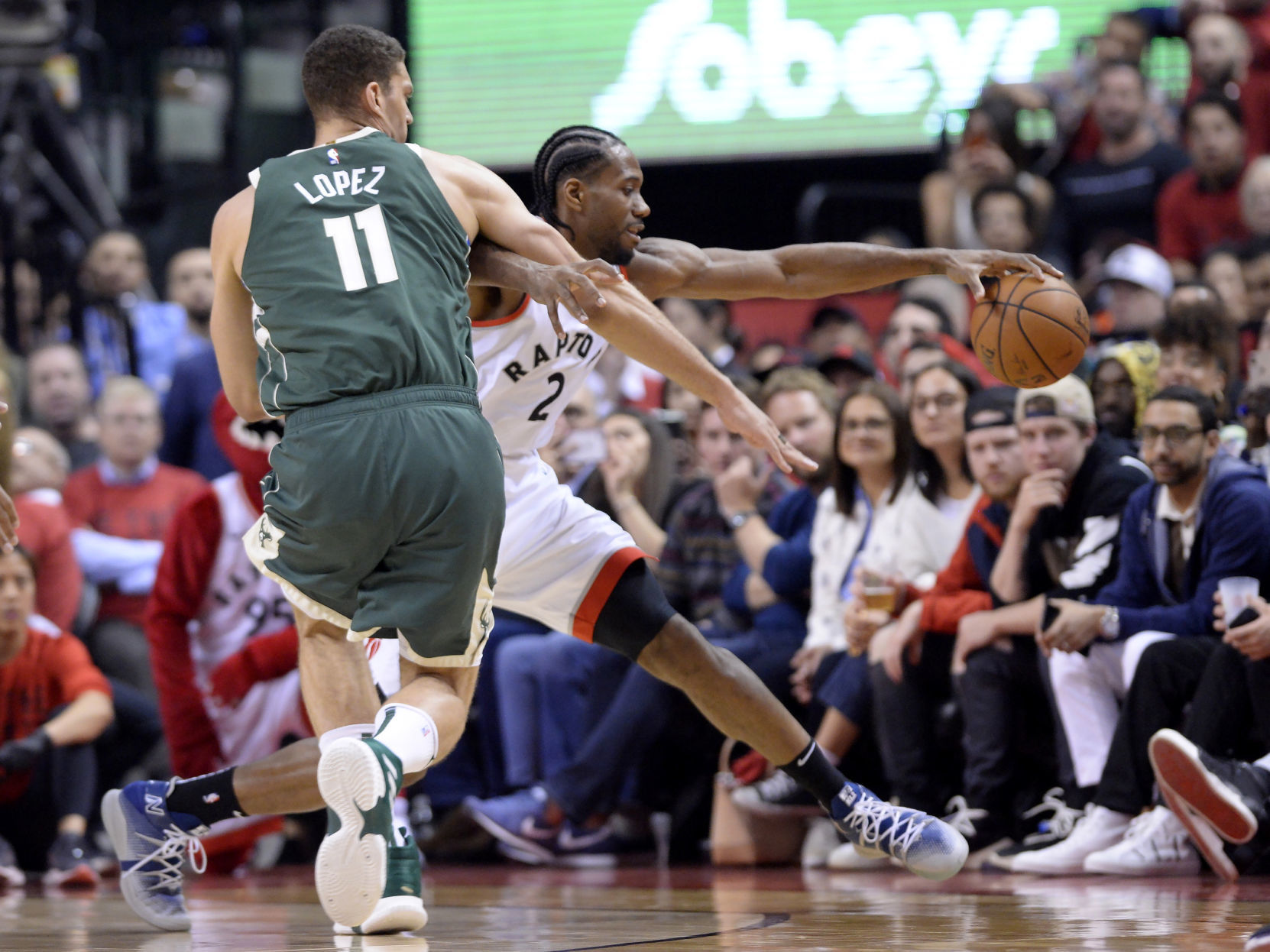 Raptors 118, Bucks 112 (2OT)